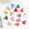 Pendientes Colgantes Estilo Coreano Sencillos Collar Borlas de Tela Farolillo de Flor Sombrero Hexagonal Borlas Joyería Hecha a Mano DIY Colgantes