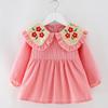 Abrigo para niña, ropa de princesita, delantal estilo occidental, otoño e invierno, ropa para comer para niños, babero impermeable para bebé, anti-suciedad, para arroz
