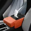 Atacado Almofada Elevatória para Caixa de Apoio de Braço Universal de Carro Mais Altura Larga Caixa de Lenços Central Suprimentos para Interior de Carro Multifuncional