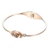 Agite o som do mesmo bracelete de aço titânio 100 idiomas Eu te amo pulseira de projeção pulseira pulseira anti-desbotamento presente