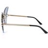 Nuevas Gafas de Sol con Forma de Mariposa Sin Montura Gafas de Sol Rojas de Internet para Mujer Gafas de Sol Transfronterizas de Alto Nivel