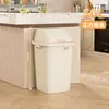 Papelera Cuadrada Comercial para Oficina, Cubo de Basura de Gran Capacidad para Cocina del Hogar, Contenedor de Residuos Sanitarios sin Tapa
