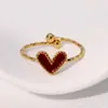 Anel Aberto Europeu e Americano Transfronteiriço Francês Retro Temperamento de Alto Padrão Sentido Medieval Nicho Personalidade Aço Inoxidável Feminino Não Desbota