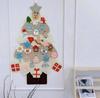 Árbol de Navidad de fieltro transfronterizo, accesorios navideños, calendario, colgante para árbol de Navidad, árbol de Navidad no tejido, bricolaje para niños.