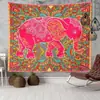 Tapiz de Amazon Transfronterizo ins Colgante Tela de Fondo Bohemio Mandala Elefante Tela de Pared Manta Decorativa Europea y Americana