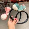 Mori Esquilo Fofo Aro para Lavar Cabelo Coração de Menina Pelúcia Desenho Animado Grampo de Cabelo Super Fada Aro de Pressão para Cabelo Acessórios de Cabeça Japoneses e Coreanos