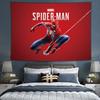 Marvel Héroe Vengadores Fondo Tela Spider-Man Dormitorio Cabecera Pared Ins Colgante Tela póster red popular tapiz