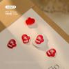 Joyería para uñas de dibujos animados navideños otoño e invierno Nuevo Santa muñeco de nieve oso resina tridimensional accesorios para uñas al por mayor