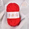 Hilo de Hilo de Hielo de Terciopelo de Nube Tejido a Mano Hilo Grueso DIY Bufanda de Tejido para Bebé Hilo para Cojín de Asiento de Muñeca Hilo para Zapatos de Ganchillo