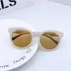 Gafas de sol para niños color macarrón estilo coreano, gafas de sol de moda para bebé, forma cóncava simple, gafas con protección UV para niñas