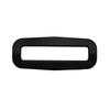 Hebilla Cuadrada de Plástico Negra para Correa, Hebilla Curva para Bolsas, Mochilas, Equipaje, Hebilla Ajustable, Hebilla de Dos Posiciones, Hebilla Cuadrada