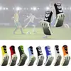Calcetines Deportivos de Fútbol para Hombre con Suela de Toalla y Goma, Puntos Antideslizantes, Absorbentes de Sudor, Transpirables, Estilo Flecha
