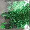 Atacado de fábrica fragmentos irregulares de pet cor de papel de doce fragmentos de vidro de cor mágica papel de vidro para unha