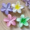 Diseño de Nicho Europeo y Americano Clip para la Parte Posterior de la Cabeza con Flor de Bauhinia Verano Horquilla con Flor de Huevo Elegante Clip de Tiburón Accesorios para el Cabello para Mujeres