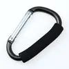 No. 14 Mosquetón en Forma de D de Esponja Hebilla de Zapato con Rueda de Aleación de Aluminio Colorida para Exteriores Hebilla de Zapato Elevador de Cochecito de Bebé