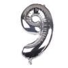 Globo digital de 16 pulgadas del 0 al 9 para Año Nuevo, luna llena, fiesta de cumpleaños, decoración, globo de película de aluminio degradado, venta al por mayor