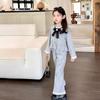 Conjunto de dos piezas de princesa elegante y de moda para niña, estilo nuevo de primavera y otoño de Chanel, traje casual dulce para niña