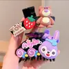 Presilha de Cabelo Infantil Fofa Desenho Animado Garra de Urso Morango Estrela Grampo de Cabelo Grampo de Cabelo Acessório de Cabelo para Meninas na Parte de Trás da Cabeça