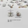Directo del fabricante: Accesorios de joyería de aleación en forma de corazón con incrustaciones de diamantes Xili Mimi, incluyendo botones decorativos con base