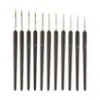 Pincel de Contorno para Cabelo de Lobo Conjunto de Pincéis para Tinta Aquarela Gouache Acrílica Ponta Ultrafina Cerdas Macias Pincel de Contorno Desenho à Mão para Estudantes de Arte