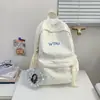 Mochila escolar para estudiantes universitarias, modelo nuevo 2026, gran capacidad, nicho, mochila de alta estética para chicas de secundaria y preparatoria