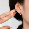 Pendientes de árbol de Navidad transfronterizos para niñas, pendientes de tendencia, temperamento, alto sentido, color, pendientes de circonita, pendientes de nicho, venta al por mayor