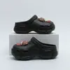 Novas Crocs Femininas com Plataforma para Aumentar a Altura, Verão 2026, Novo Estilo, Fechadas, para Exterior, Praia, Sandálias EVA Antiderrapantes