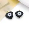 Acero Inoxidable que Conserva el Color Agujero Único Estrella de Cinco Puntas Ojo que Gotea Aceite Estrella Colgante Colgante Pulsera DIY Collar Accesorios de Joyería