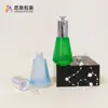 Frasco de Vidro Cônico 30ml Frasco para Óleo Essencial Frasco com Bomba Conta-gotas Pressão Frasco para Removedor de Maquiagem Tônico Frasco Dispensador Cosmético Atacado