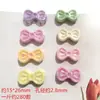 Fita Colorida Banhada Estrela de Cinco Pontas Coração Laço Contas com Furo Grande Material para Corrente/Pingente de Celular com Contas DIY Atacado