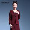 Vestido Chen Miaoyan para Mulheres de Meia-idade e Idosas Conjunto de Duas Peças para Meia-idade e Plus Size Vestido de Casamento para Sogra
