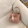 Bolso Pequeño de Mano para Mujer, Nuevo Estilo Primavera 2026, Bolso de Hombro Retro de Aspecto Elegante, Bolso Cruzado Tipo Cubo para el Trabajo y el Viaje