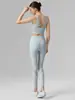 Conjunto Fitness para Mulheres, Conjunto de Duas Peças, Novo Produto 2026, Top Esportivo com Bojo Fixo, Sem Marcas Incômodas, Calça Legging de Yoga com Bolso