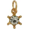 Panjia Nuevo Caliente Oro y Plata Pedrería Amor Trébol de Cuatro Hojas Pato Amarillo Corona Accesorios para Joyería DIY con Cuentas Mano