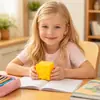 Juguete Pop Squishy Creativo Popular Transfronterizo de Queso para Alivio del Estrés, Juguete para Alivio del Estrés de Rebote Lento Hecho de Cubos de Harina