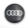 Pegatina para tapa de cubo de rueda de coche de fábrica 65 mm logo de coche pegatinas decorativas para volante pegatinas metálicas para coche logo de modificación de volante
