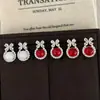 Pendientes de Lujo Ligero, Gama Alta, Modernos y Versátiles para el Día a Día con Lazo de Circonita Pendientes de Resina, Pendientes de Nicho y Personalizados