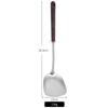Espátula de Acero Inoxidable 304, Espátula para Cocinar, Juego Completo de Cucharas de Madera para el Hogar de la Cocina, Colador, Espátula para Champiñones, Juego de Utensilios de Cocina