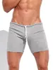 Shorts Deportivos Casuales de Color Sólido Elásticos de Costilla con Cordón para Hombres de Tallas Grandes Crazy Muscle Transfronterizos en Stock Envío Rápido
