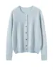 Súper Sanación~ Cárdigan de Punto 100% Cachemir Puro Consinee para Mujer, Disponible en Múltiples Colores, Adecuado para Usar en Capas o Solo como una Chaqueta Suéter
