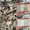 Baldosas de piso para paisajismo con bordes amarillos para cajas de tortugas, Ladrillos rojos pequeños para pisos de tortugas, Ladrillos con forma de panal para paisajismo y decoración de patios