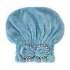 Gorro Absorbente Portátil de Coral para Secar el Cabello Amazon, Estilo Turbante, Personalizable con Logo, Engrosado, Suave, Gorro Absorbente para Secar el Cabello