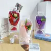Set de Caja de Regalo de Flores de Jabón del Día de San Valentín Chino, Regalo Creativo para Decoración del Hogar para Mejor Amiga o Novia, Ramo de Flores de Jabón Artificial Transfronterizo