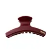 Pinza para el Cabello de Letras Rojas de Alta Gama para Mujer 2025 Nuevo Estilo Retro de Nicho para Recogidos en la Parte Trasera de la Cabeza Pinza de Tiburón Accesorio para el Cabello de Otoño e Invierno