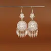 Pendientes de Pavo Real para Minorías Étnicas, Regalos Retro de Plata Miao Estilo Étnico, Accesorios de Pendientes Vintage de Imitación Plata