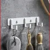 Gancho con Adhesivo Fuerte para Colgar en la Pared, Perchero de Ropa para Baño, Puerta de Baño para Inodoro, Gancho Adhesivo sin Perforación