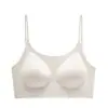 Sujetador Invisible para Empuje de Pecho Pequeño para Mujer, Estilo de Verano Delgado con Tirantes Finos, Sujetador de Espalda Invisible para Belleza, Sujetador Cómodo Integrado
