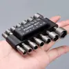 Conjunto de Chaves de Soquete Elétricas com Pontas, Extensão Hexagonal Pneumática Hexagonal Aprofundada, Furadeira Elétrica Multifuncional