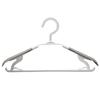 Percha de plástico antideslizante para adultos con hombros anchos, percha antideslizante, tendedero de plástico grueso sin costuras