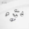 Acero de Titanio Hebilla de Posicionamiento que No se Desvanece Hebilla en Forma de U Hebilla de Langosta Hebilla de Resorte Material para Accesorios DIY de Collar Pulsera Venta al por Mayor